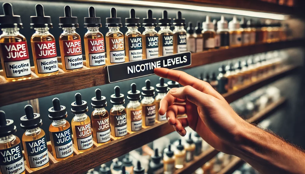 vape juice nicotine levels